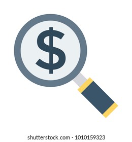 search  dollar magnifier 