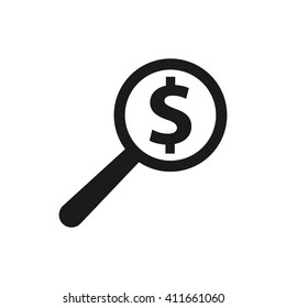 search dollar vector icon