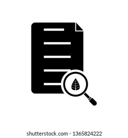 search for ecology in the document icon