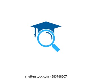 Search Education Logo Design Element