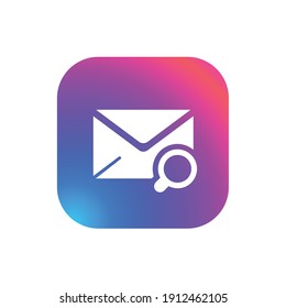 E-Mail suchen - Schaltfläche "App"