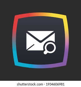 Search Email - App Icon Button