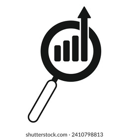 Suchen Sie nach aufstrebenden Markt Symbol einfache Vektorgrafik. Nascent-Team. Plattform-Fintech