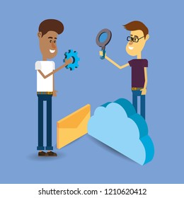 search engine cartoon