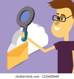 search engine cartoon
