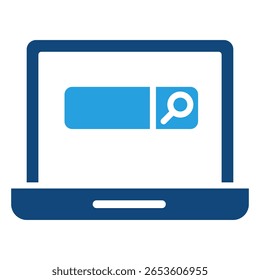 Search Engine Icon Element For Design