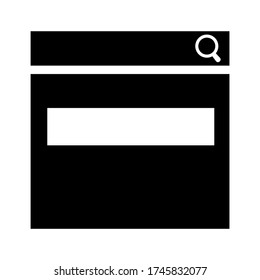 search engine icon or logo isolated sign symbol vector illustration - high quality black style vector icons
