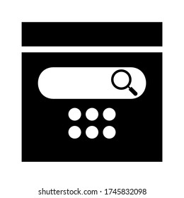 search engine icon or logo isolated sign symbol vector illustration - high quality black style vector icons
