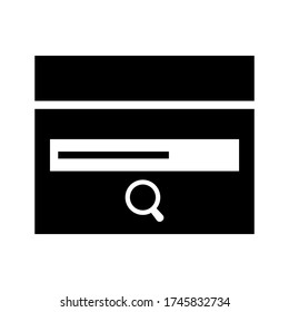 search engine icon or logo isolated sign symbol vector illustration - high quality black style vector icons
