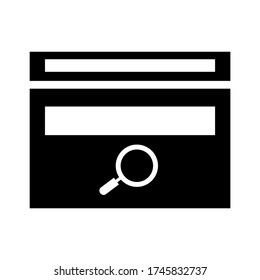 search engine icon or logo isolated sign symbol vector illustration - high quality black style vector icons
