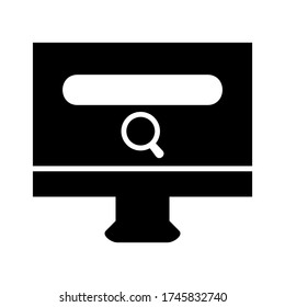 search engine icon or logo isolated sign symbol vector illustration - high quality black style vector icons
