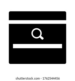 search engine icon or logo isolated sign symbol vector illustration - high quality black style vector icons
