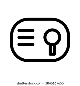 Search Engine icon or logo isolated sign symbol vector illustration - high quality black style vector icons
