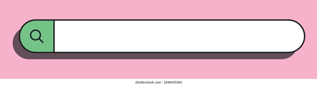  Search engine icon. PC user interface from the 90s. Retro style. Old design. Vector illustration