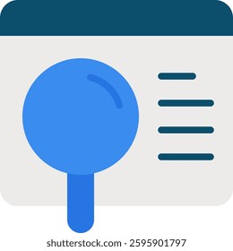 Search Engine Icon for SEO, Digital Marketing, and Web Search