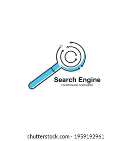 search engine icon vector illustration design template web