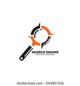 search engine icon vector illustration design template web