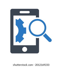 Search engine icon.find,optimization (vector illustration)