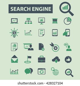 search engine icons
