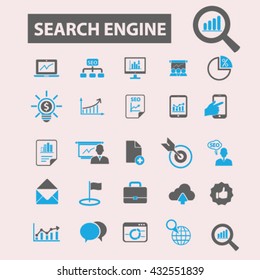 iconos del motor de búsqueda
