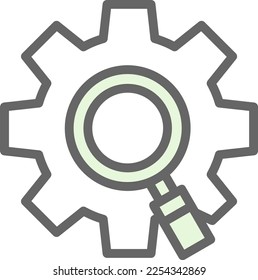 Search Engine Line Fillay Vector Icon Design
