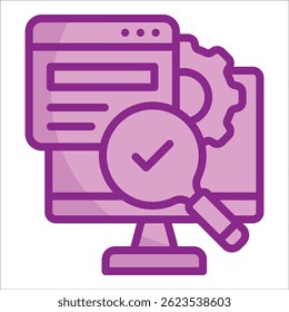 Elemento De Ícone De Marketing Do Mecanismo De Pesquisa Para Design