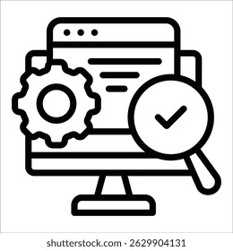 Elemento De Ícone De Marketing Do Mecanismo De Pesquisa Para Design