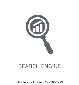 Search engine marketing icon. Trendy Search engine marketing logo concept on white background from Technology collection. Suitable for use on web apps, mobile apps and print media.
