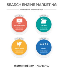 Search Engine Marketing  Infographic Icons