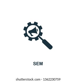 Search Engine Marketing (Sem) icon. Creative element design from content icons collection. Pixel perfect Search Engine Marketing (Sem) icon for web design, apps, software, print usage.