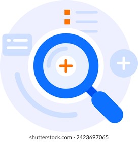 search engine modern icon illustration