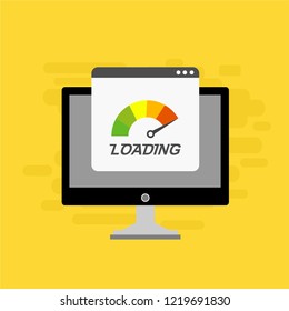 search engine optimitation success business vector illustration design