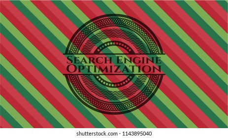 Search Engine Optimization christmas badge.