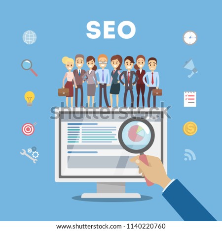 Are Search Engines Making Students >> Search Engine Optimization Concept Doing Market Stok Vektor Are Search Engines Making Students >> Search Engine Optimization Concept Doing Market Stok Vektor