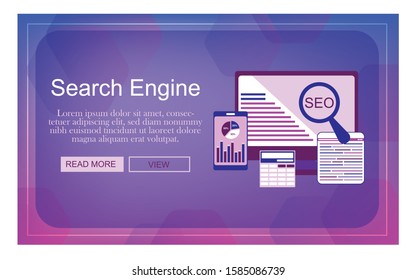Search engine optimization concept- illustration