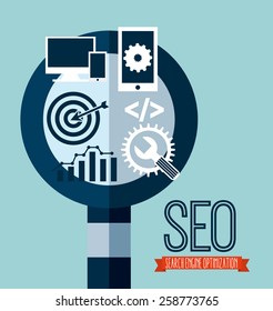 search engine optimization design, vector illustration eps10 graphic 