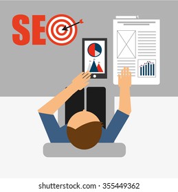 search engine optimization design, vector illustration eps10 graphic 