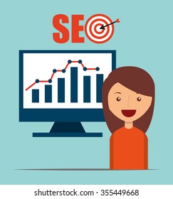 search engine optimization design, vector illustration eps10 graphic 