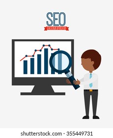 search engine optimization design, vector illustration eps10 graphic 
