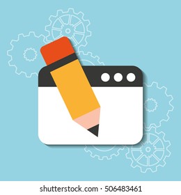 search engine optimization flat icons vector illustration design