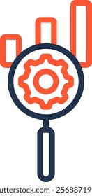 Search Engine Optimization Icon Color Line Vector Illustration