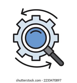 Search engine optimization icon. Editable vector - Eps 10