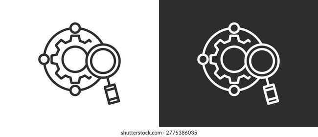 Search Engine Optimization Icon Set Vector Collection Isolated In Black And White