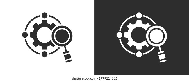 Search Engine Optimization Icon Set Vector Collection Isolated In Black And White