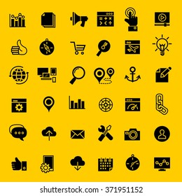 Search Engine Optimization icons vector