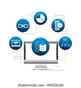 search engine optimization icons vector illustration design