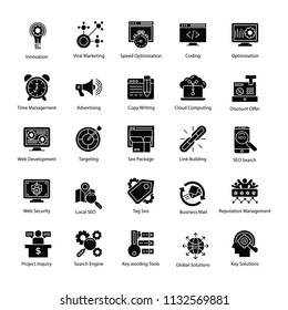 
Search Engine and Optimization Pro Icons
