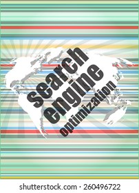 Search Engine Optimization - SEO Sign in Browser Window