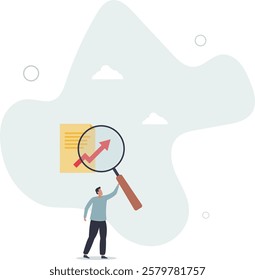 Search engine optimization or SEO with website keywords.Marketing tool for home page recognition and traffic development.flat characters.