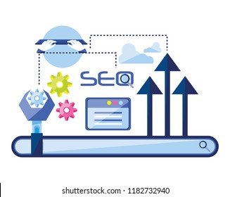 search engine optimization set icons